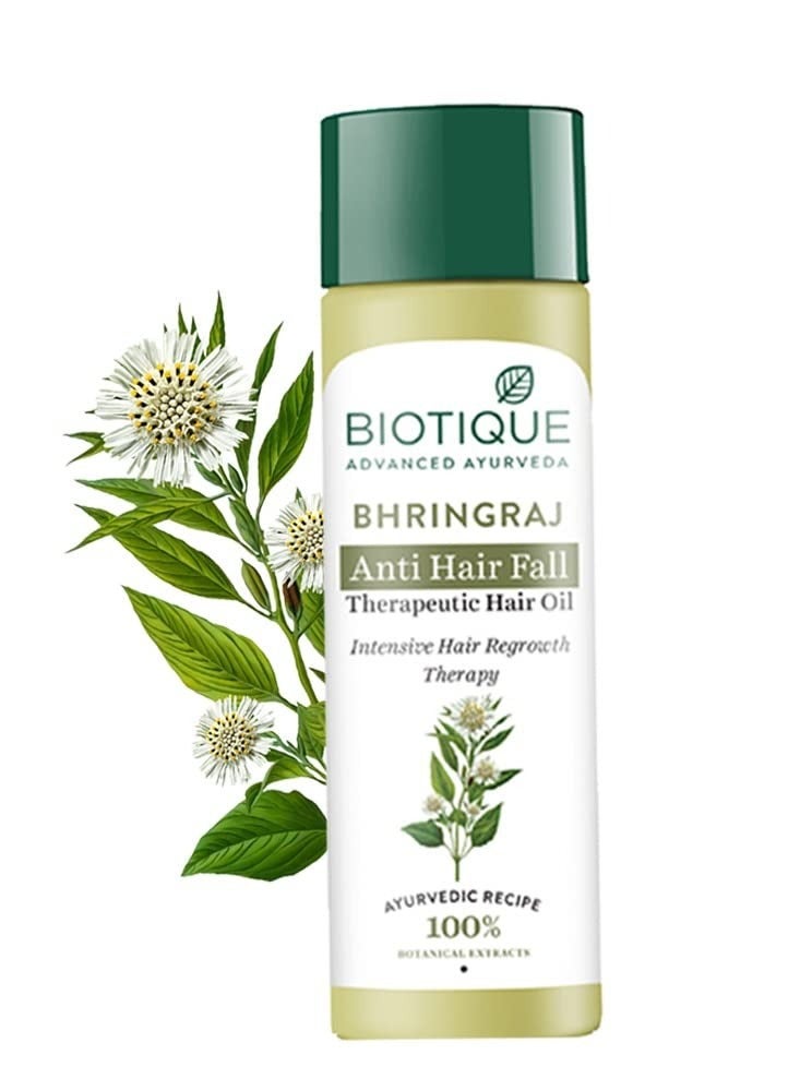 بيوتيك بهرنراج زيت الشعر بهرنراج زيت الشعر للتحكم في تساقط الشعر وإعادة نموه يغذي بصيلات الشعر ويمنحه شعراً قوياً لامعاً 200مل - Image 1