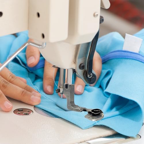 ZENITH Rolled Hemming Folder Presser Foot, Multi-Function Curved Pull Tube for Silk Chiffon, High Shank Compatible with Jack f4, Juki, Brother (1/8 (3.2MM)) - Image 5