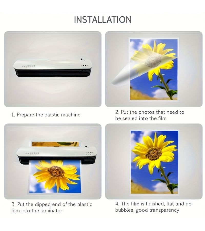A3 13 Inch 9 In 1 Thermal Laminator Machine with Hot And Cold Laminating Function Fast 60 Second Warm Up Technology Never Jam Design For Home Office School Use Includes Rounder Cutter And Film - Image 5