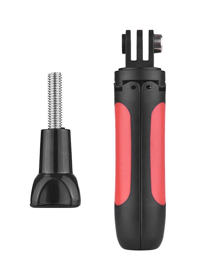NIBEMINENT 2-In-1 Mini Selfie Stick/Tripod Stand For Action Camera Red/Black  - Image 3
