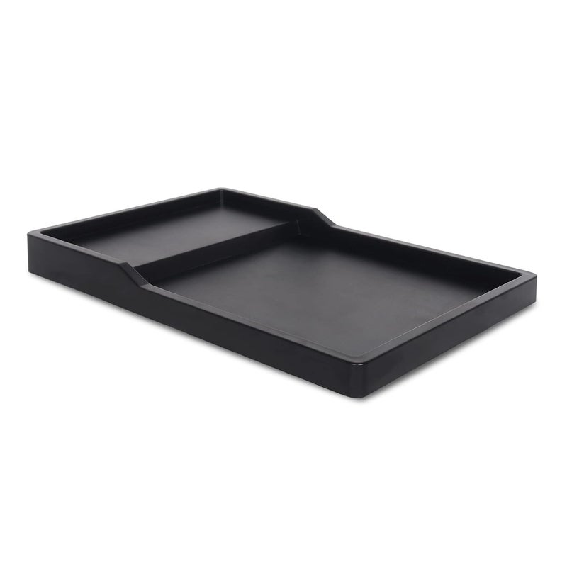 VARADAA صينية حمام InnMart®، صينية مستلزمات الفنادق (أسود) - Image 1