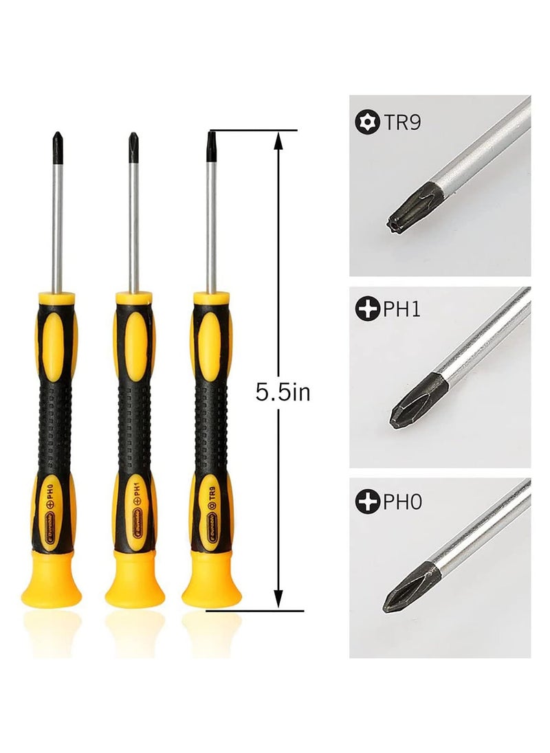 Anmi 9 PCS Cleaning Repair Tool Kit for Xbox, Repair Kit Include Security Screwdriver,Tweezers, Prying Tool and Cleaning Brush, Console Cleaning Tool for Xbox One/360/X PS4 PS3 PS5  - Image 4