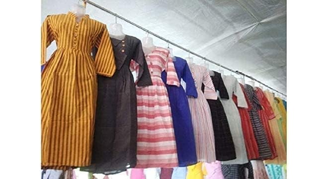 Loop � Female Mannequin - Non-Breakable Plastic Shell Women Body Mannequin Dummy Model Hanger Dress Kurti Display Stand Regular Size - White (8) - Image 1