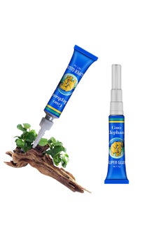 SANSEFERO Premier Plants Instant Elephant Glue For scaping Aquarium Plants Rocks Driftwood Aquascaping 10 Grams 5 Grams Pack of 2 