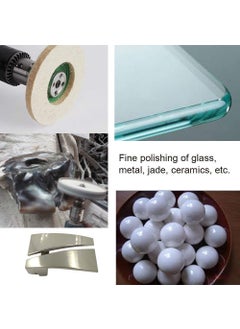 EXCEL IMPEX Excel Impex Combo of Borit Metal Flap Wheel p120 grit Borit SS Cutter Felt Disc and Buffing wheel for Sanding Polishing Buffing Grinding Deburring Cutting Complete Polishing Kit Metal Cutting  - Image 3