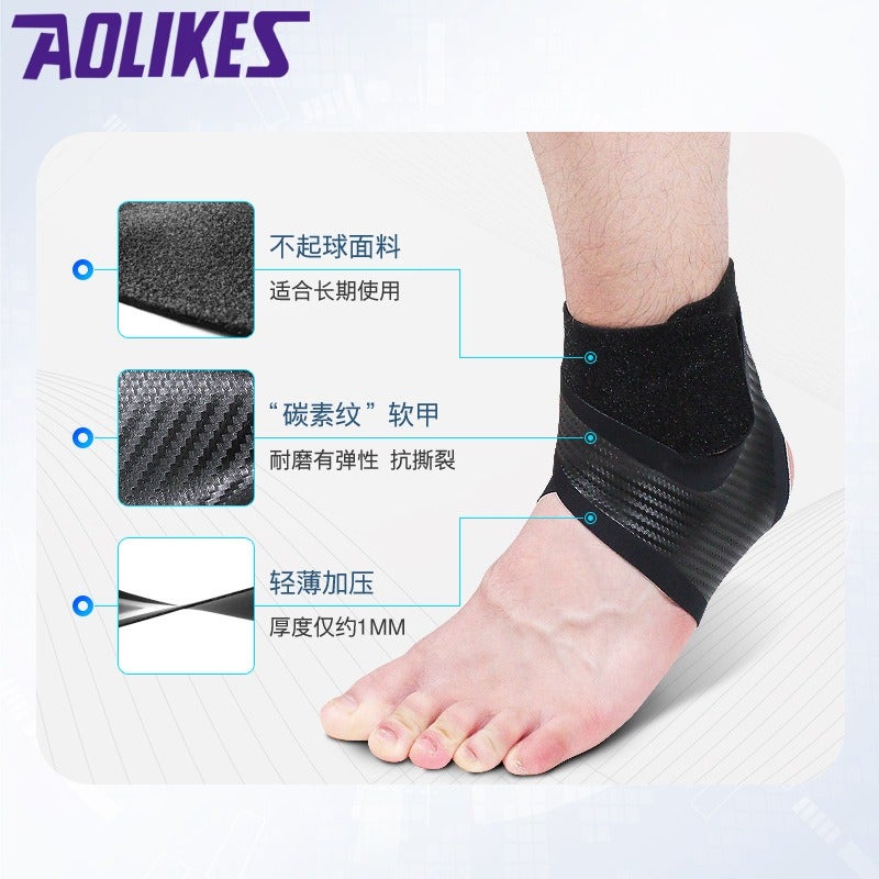AOLIKES Lightweight Compression Ankle Support for Running, Basketball, Anti-Sprain Breathable Ankle Brace - Image 2