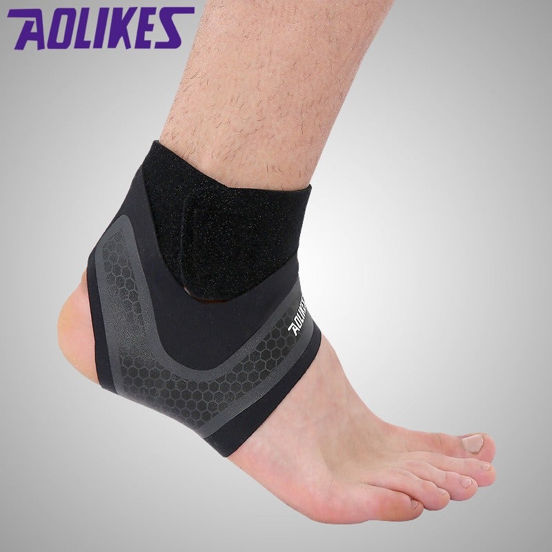 AOLIKES Lightweight Compression Ankle Support for Running, Basketball, Anti-Sprain Breathable Ankle Brace - Image 3