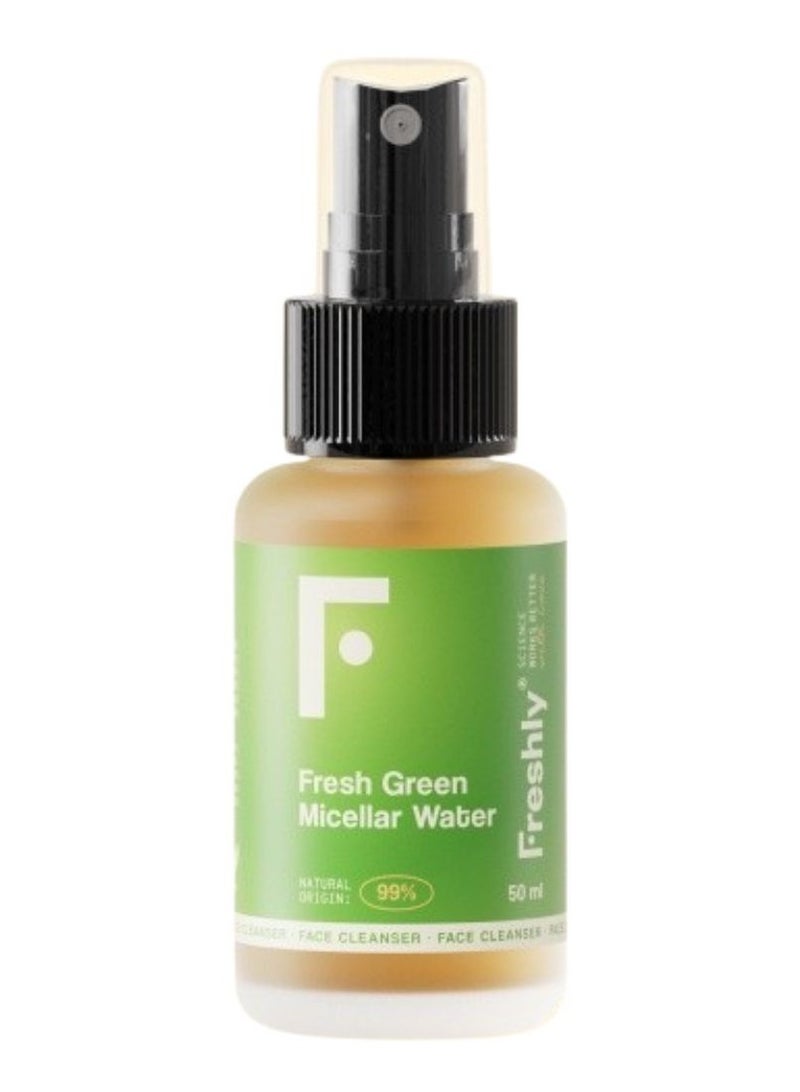 Freshly Fresh Green Micellar Water Cleanser and Makeup Remover 50ml - Image 1