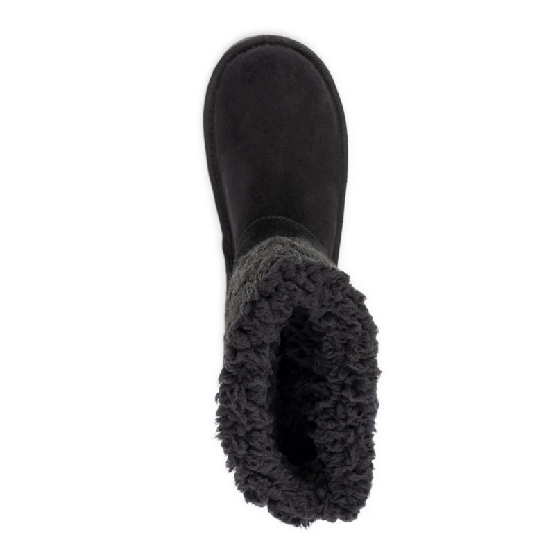 MUK LUKS Women's Alyx Boots, Ebony, 9 - Image 5