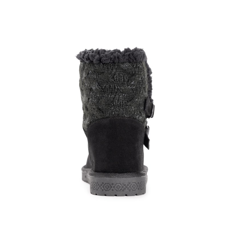 MUK LUKS Women's Alyx Boots, Ebony, 9 - Image 3