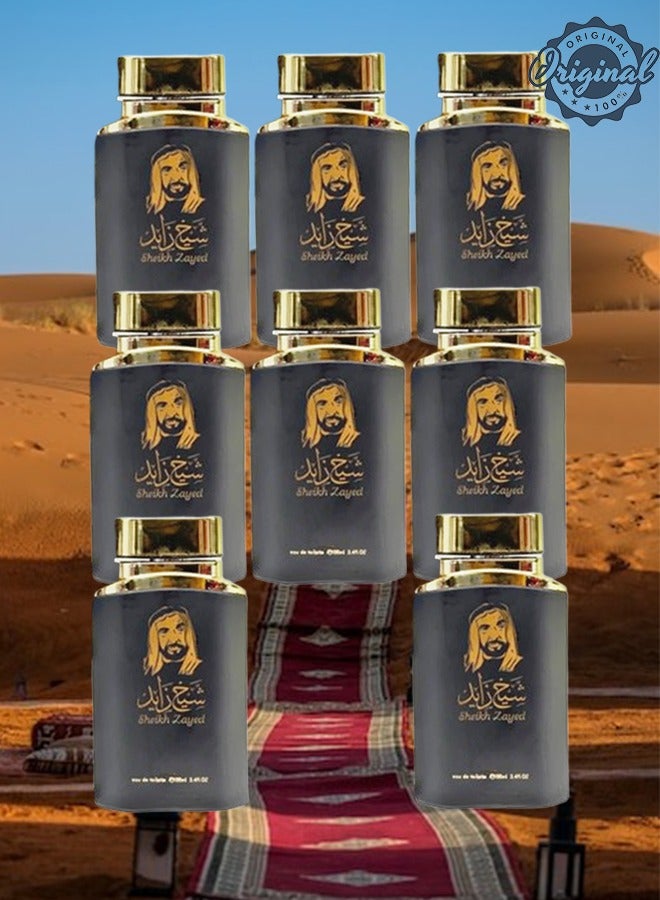 شيخ زايد 8 قطع عطر شيخ زايد 100 مل - Image 1