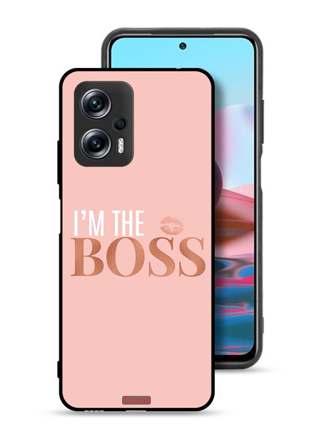 Tolwak Xiaomi Redmi Note 11T Pro 5G Protective Case Cover I Am The Boss - Image 1