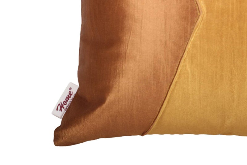 Home- The Best is for You Polyester Rectangular Striped Cushion Cover 12x18 Inch Pack of 2 (Mustard) - Image 5