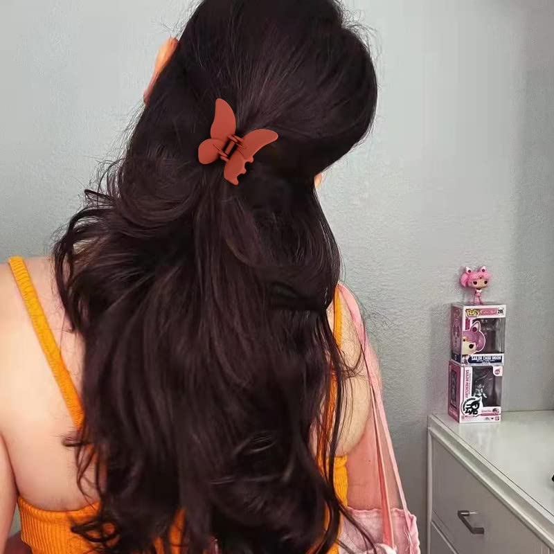 Belicia Butterfly Claw Clips for Women Butterfly Hair Clips for Girls 4 Pcs Butterflies Claw Clips for Hair Claws Butterfly Hair Accessories Hair Clamps Clips for Thick and Medium Hair Clips Model Number 0195 - Image 5