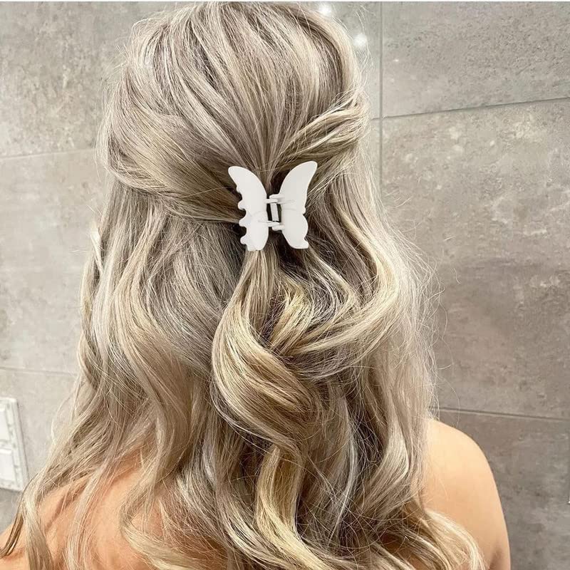 Belicia Butterfly Claw Clips for Women Butterfly Hair Clips for Girls 4 Pcs Butterflies Claw Clips for Hair Claws Butterfly Hair Accessories Hair Clamps Clips for Thick and Medium Hair Clips Model Number 0195 - Image 4