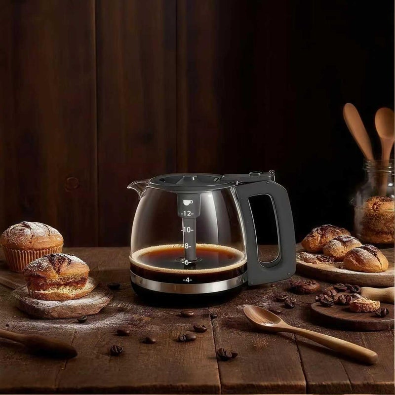CUPALL Coffee Machine Glass Carafe, 12Cup Coffee Pot, Compatible with KitchenAid KCM1209 KCM1208, Cuisinart DCC 1220BKS, Capresso SG300, Gourmia GCM3260, Krups Essential,Wamife &Mueller Coffee Makers - Image 5