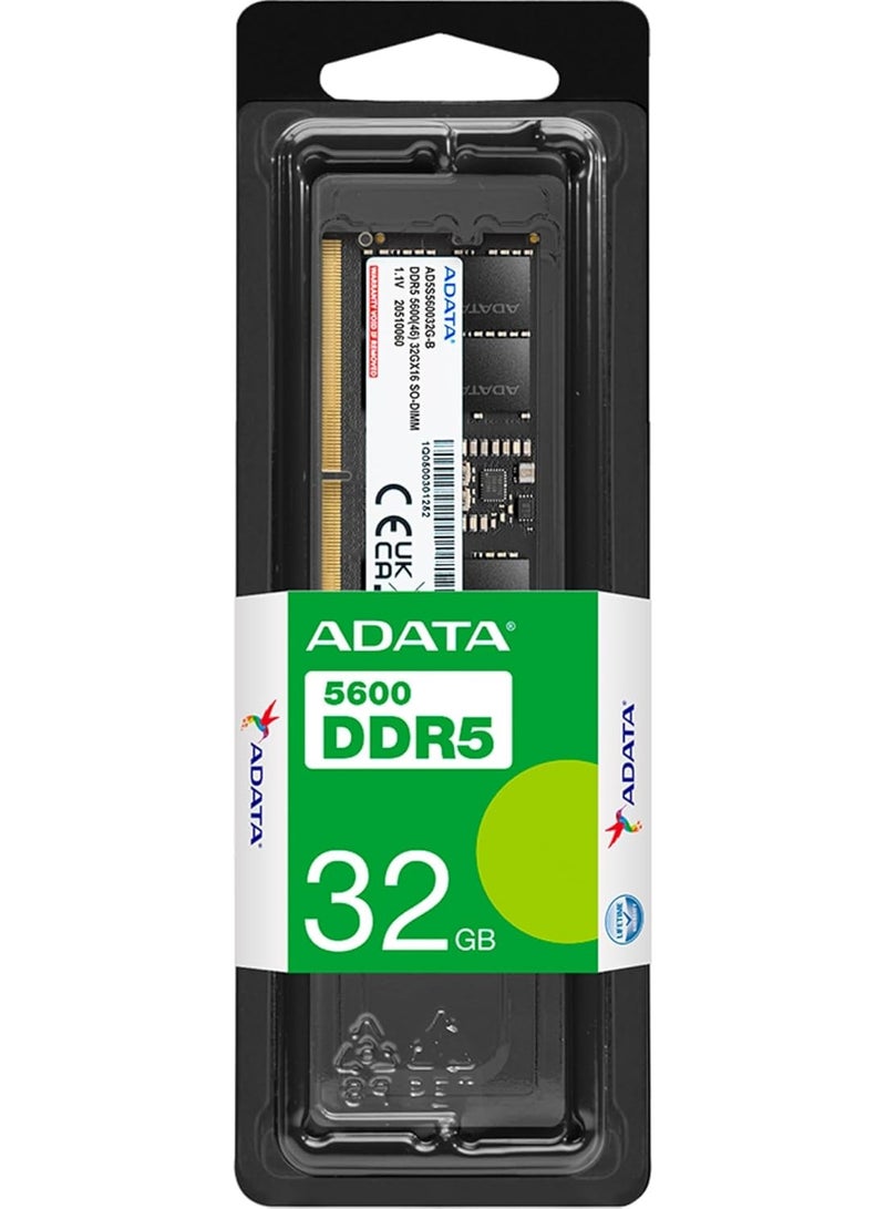 ADATA 32GB DDR5 RAM 5600 SO-DIMM Memory Module AD5S560032G-S For Laptop - Image 3