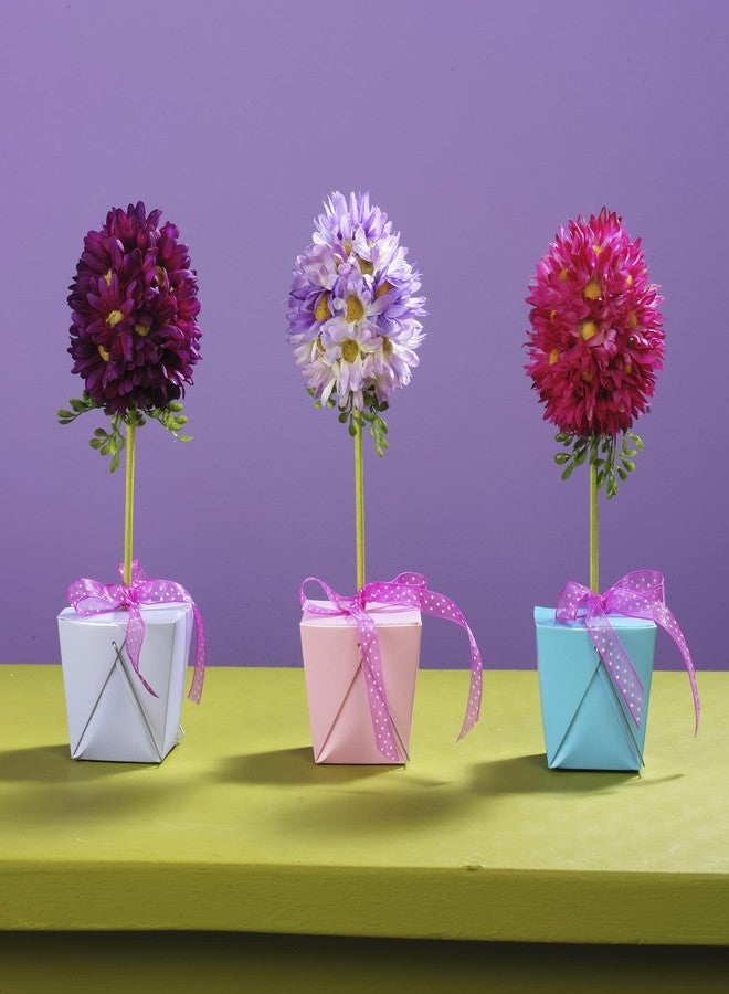 FloraCraft فلورا كرافت كرافت فوم 4 قطع بيضة 2.3 بوصة × 2.7 بوصة بيضاء - Image 4