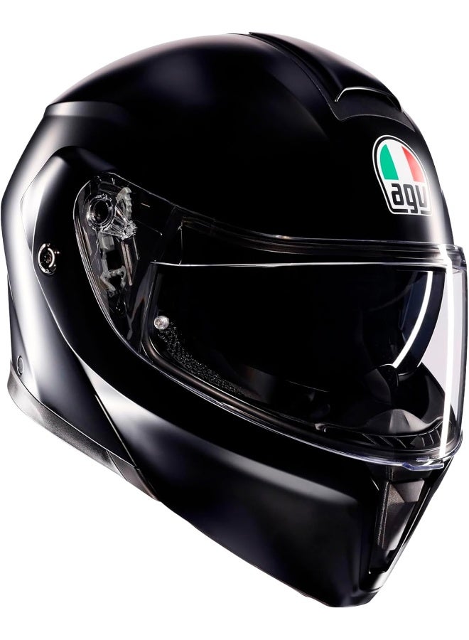 AGV AGV Streetmodular ECE 22-06 Mono Modular Helmet Motorcycle Flip-Up Helmet ECE 22-06 P/J Approved in Two Configurations with Sun Visor - Image 1