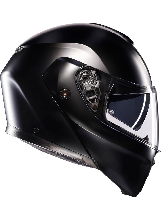 AGV AGV Streetmodular ECE 22-06 Mono Modular Helmet Motorcycle Flip-Up Helmet ECE 22-06 P/J Approved in Two Configurations with Sun Visor - Image 3