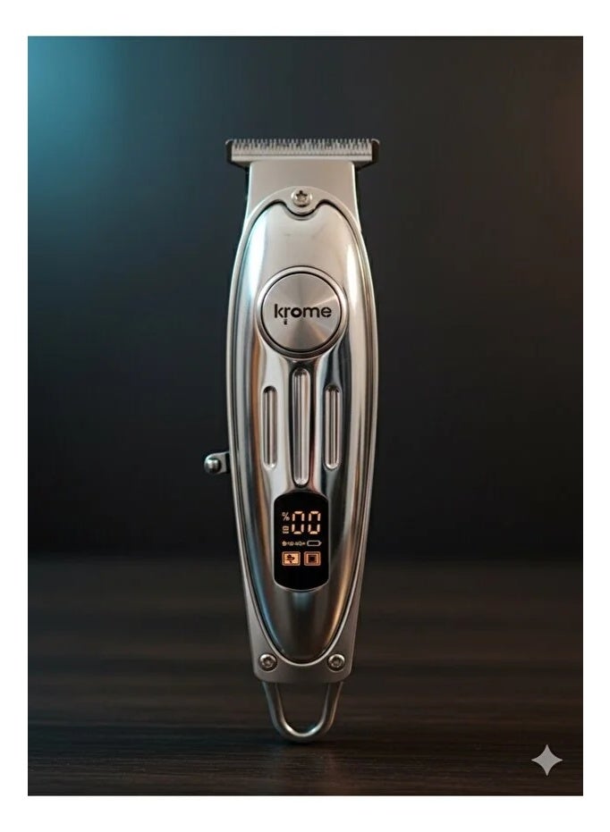 كروم ماكينة تشذيب اللحية الاحترافية (صفر، 1، 2، و3 مم) | الأصلي - Image 3