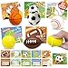 PaLeyFer 30 Pack Sports Stress Balls Sets Valentines Day Gifts Cards for Kids Classroom Exchange Prize Valentines Sports Squeeze Foam Balls Party Favors for Boys Girls Valentines Greeting Cards - Image 2