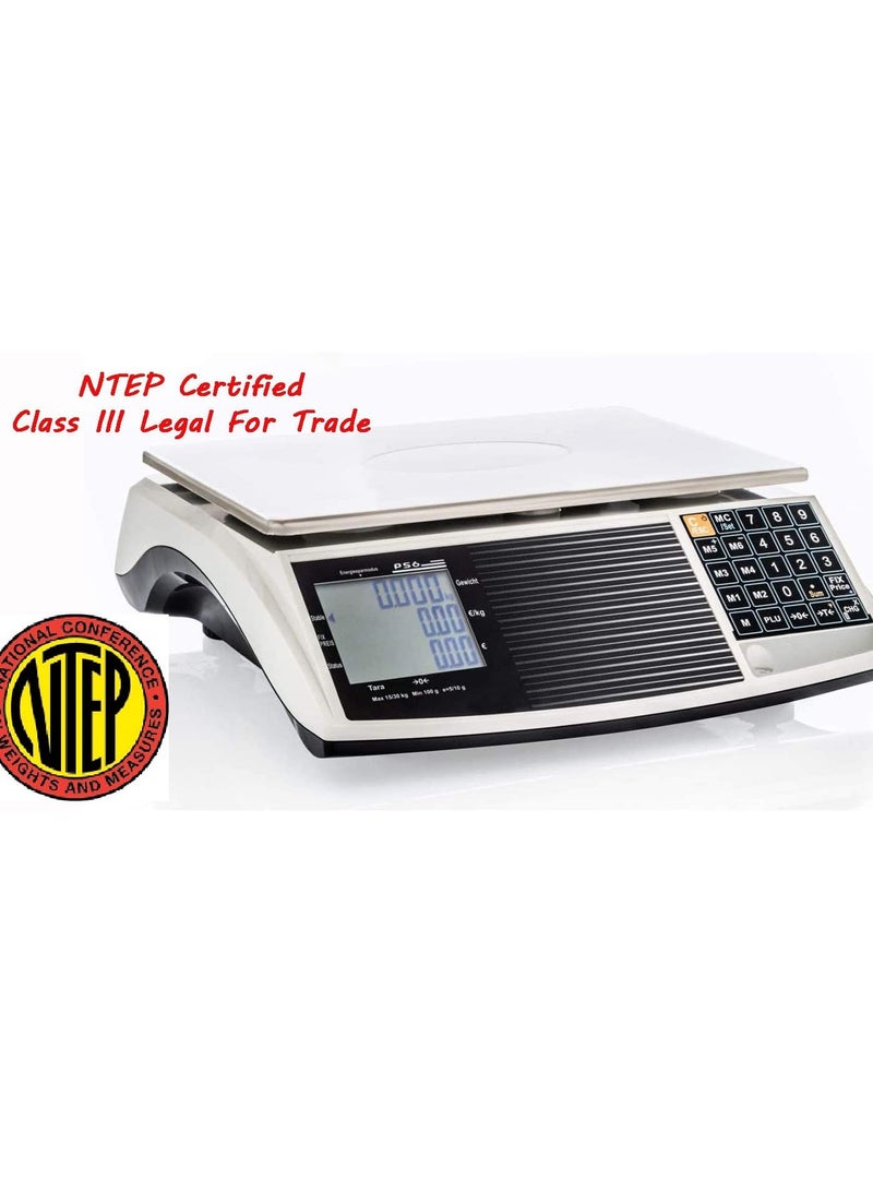 Digital Commercial Price Computing Scale Weighing Scale with 30 Kg Capacity for Food, Meat, Fruit  - Image 2