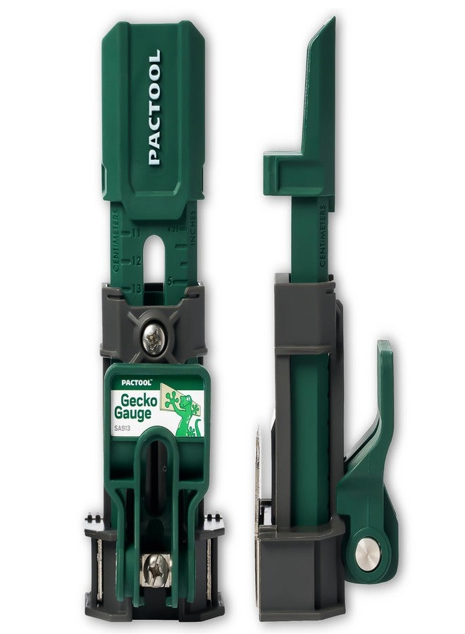 Pactool Gecko Gauge Siding Tool - One-Person Installation for Hardie® Fiber Cement & LP® SmartSide® Engineered Wood, Durable Grip, Heavy-Duty Support for 12’ & 16’ Planks - Image 1