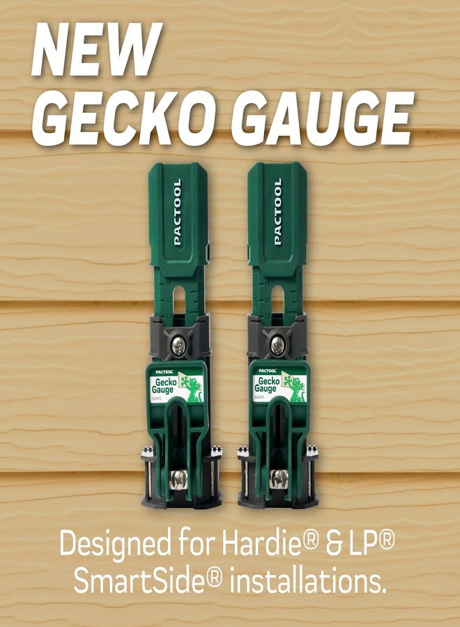 Pactool Gecko Gauge Siding Tool - One-Person Installation for Hardie® Fiber Cement & LP® SmartSide® Engineered Wood, Durable Grip, Heavy-Duty Support for 12’ & 16’ Planks - Image 5