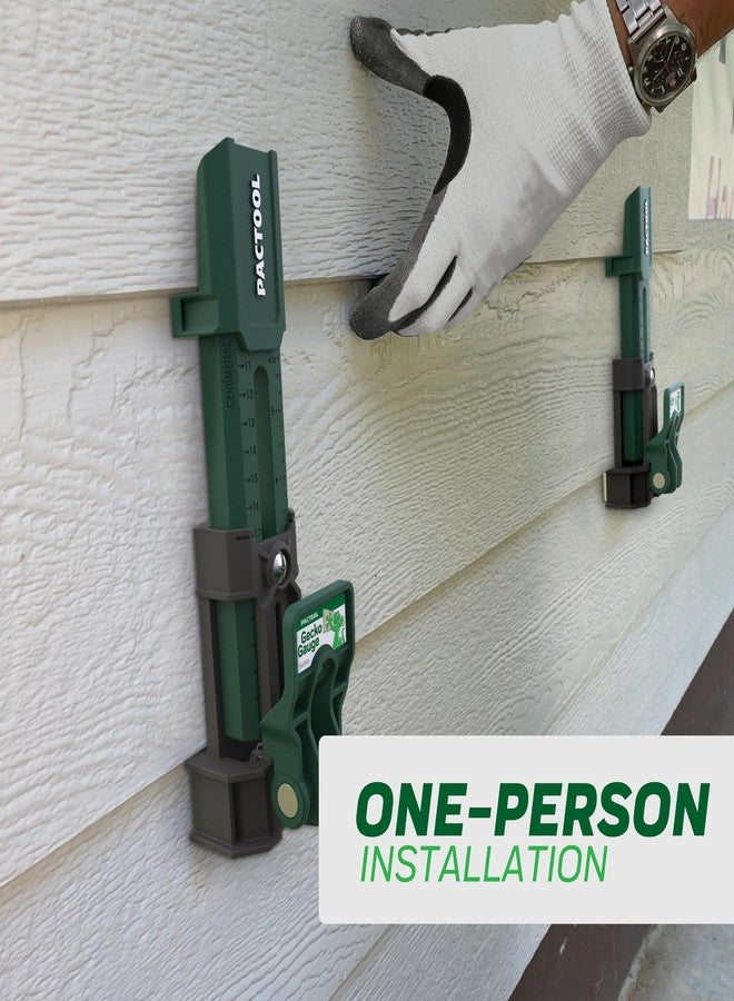 Pactool Gecko Gauge Siding Tool - One-Person Installation for Hardie® Fiber Cement & LP® SmartSide® Engineered Wood, Durable Grip, Heavy-Duty Support for 12’ & 16’ Planks - Image 4