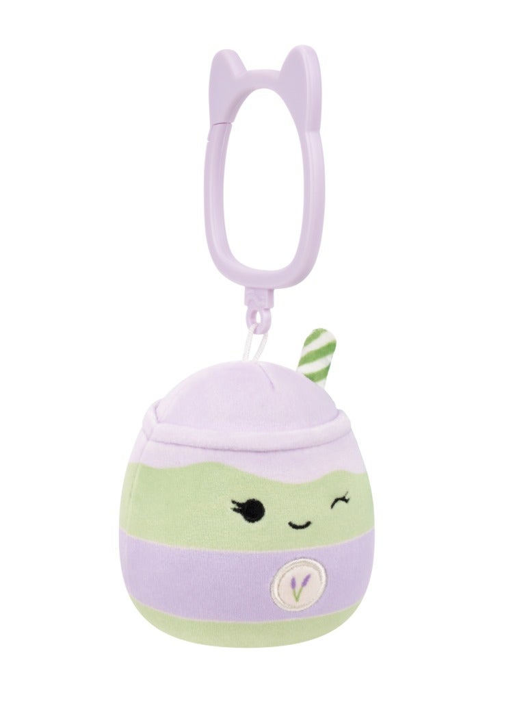 Squishmallows مشبك لوتشي ماثشا لاتيه اللافندر - Image 2