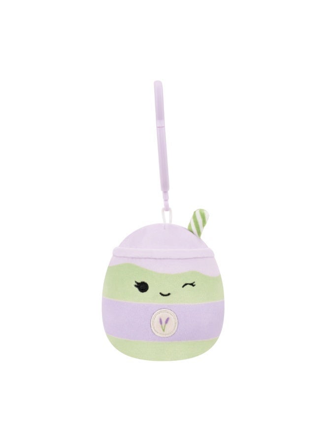 Squishmallows مشبك لوتشي ماثشا لاتيه اللافندر - Image 1