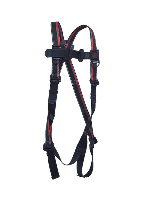Pn 21 Safety Harness With 3 Adjustment & 1 Attachment Points Black/Red 44Mm