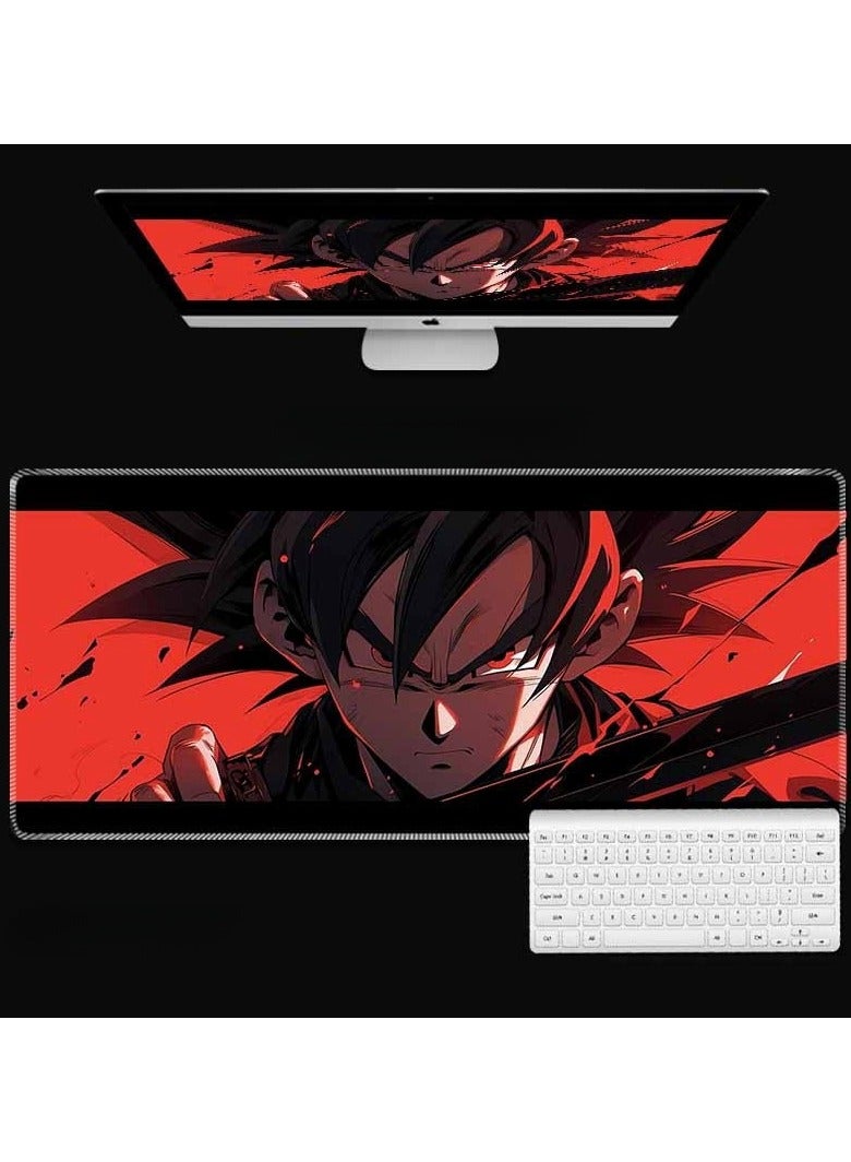 KUYING Dragon Ball Anime Anti slip Keyboard Mat Game Table Mat 