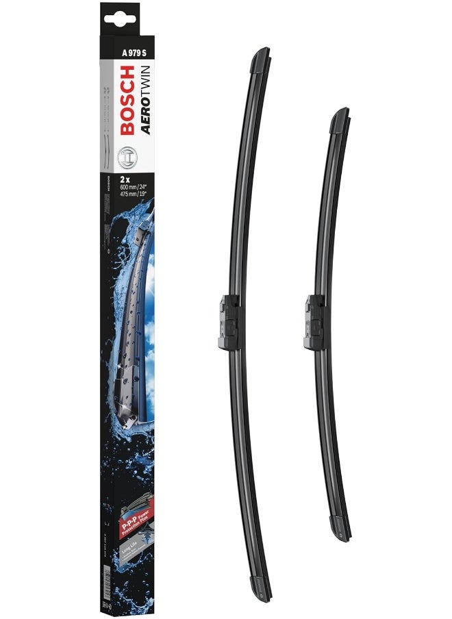 BOSCH Bosch Aerotwin 3397118979 Original Equipment Replacement Wiper Blade - 24/19 (Set of 2) Top Lock 19mm  - Image 1