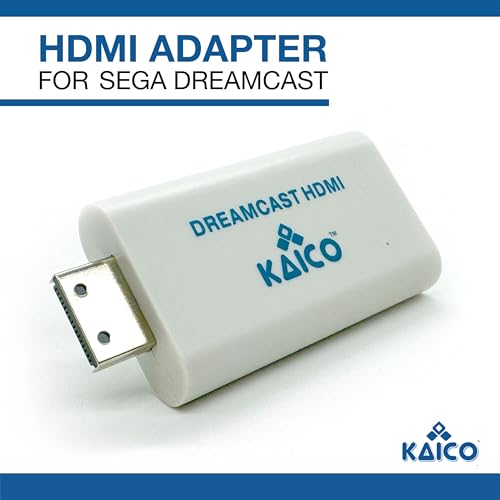 KAICO محول HDMI لجهاز سيغا دريم كاست من كاكو - محول HDMI سهل الاستخدام لجهاز سيغا دريم كاست - يدعم مخرجات DC VGA و RGBS - كابل AV شامل لجميع ألعاب دريم كاست - Image 4