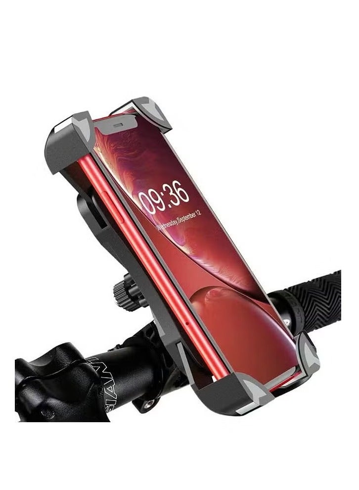 UMIXPRO 360 Degree Rotation Anti Shake Bicycle Phone Holder Universal Motorcycle Mobile Phone Holder Mount Clamp Compatible with iPhone and Samsung - Image 1