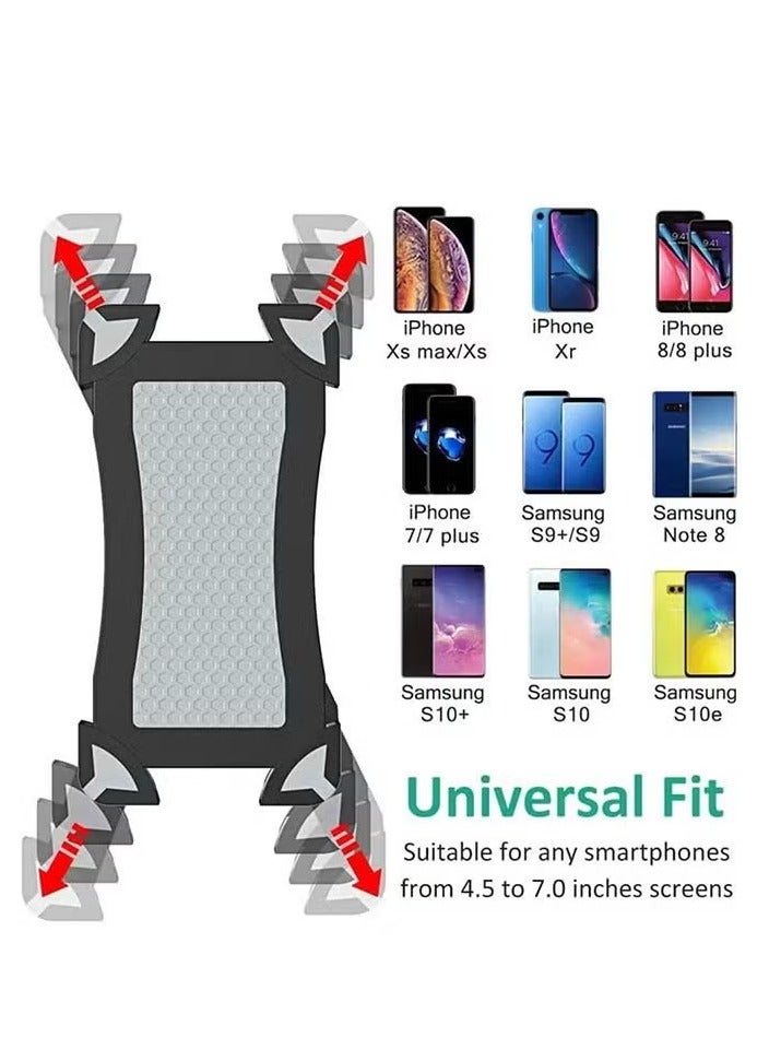 UMIXPRO 360 Degree Rotation Anti Shake Bicycle Phone Holder Universal Motorcycle Mobile Phone Holder Mount Clamp Compatible with iPhone and Samsung - Image 4