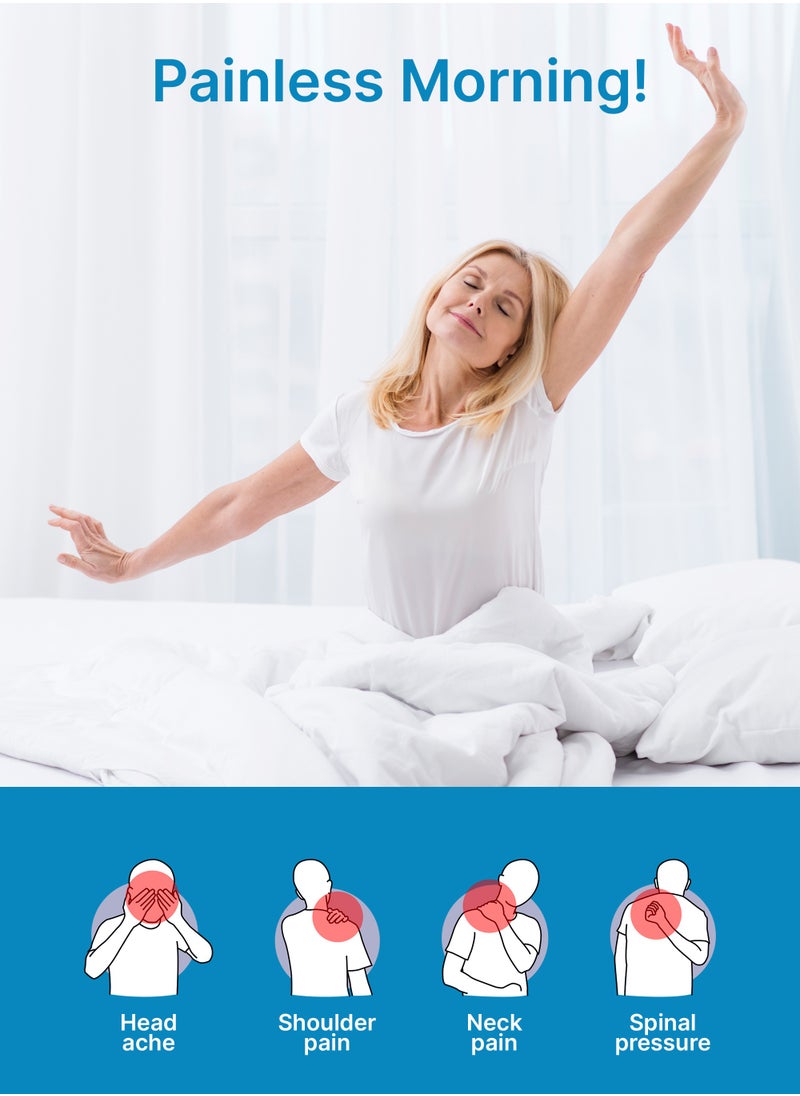 Generic Medical Cervical Sleeping Orthopedic Memory Foam Ergonomic Contour Pillow For Neck And Shoulder Support Pain Relief  - Image 3