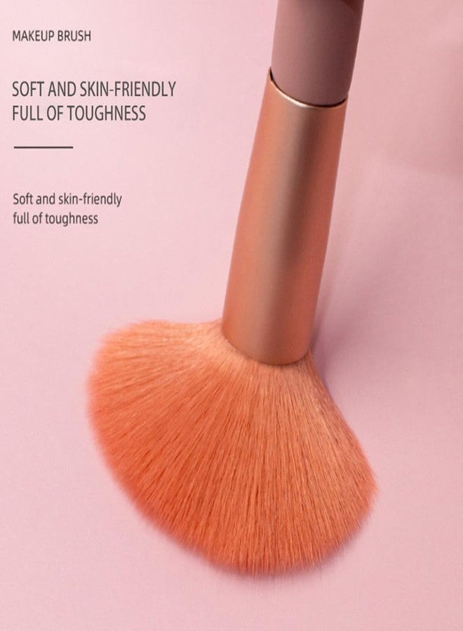 Aternal Professional Makeup Brushes Set, Portable Makeup Brushes, 8 Pieces Makeup Brush Set with Eyeshadow, Eyebrow, Powder, Cosmetic Bag, Foundation Brush Set, Mini Size - Image 3