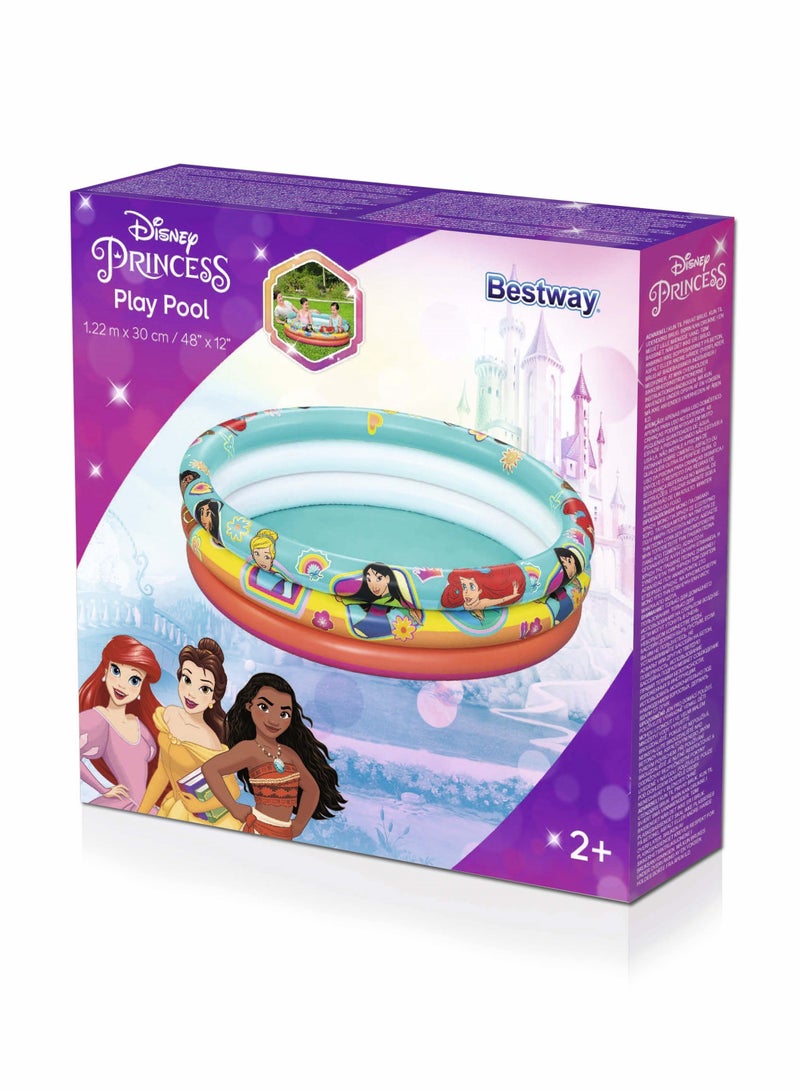 Bestway Inflatable Play Pool Princess 122x30cm | Inflatable Pool | Summer Water Toy | Disney Princess - Image 1