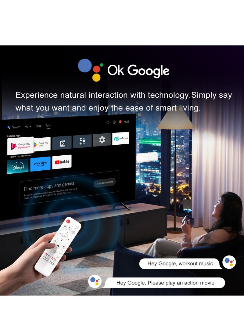 اتش 96 ماكس جهاز تلفزيون يعمل بنظام Android 14 رباعي النواة BT5.4 بدقة 4K بمعدل 60 إطارًا في الثانية، مشغل ATV، مساعد Google الصوتي، مشغل الوسائط، جهاز تلفزيون ذكي - Image 3