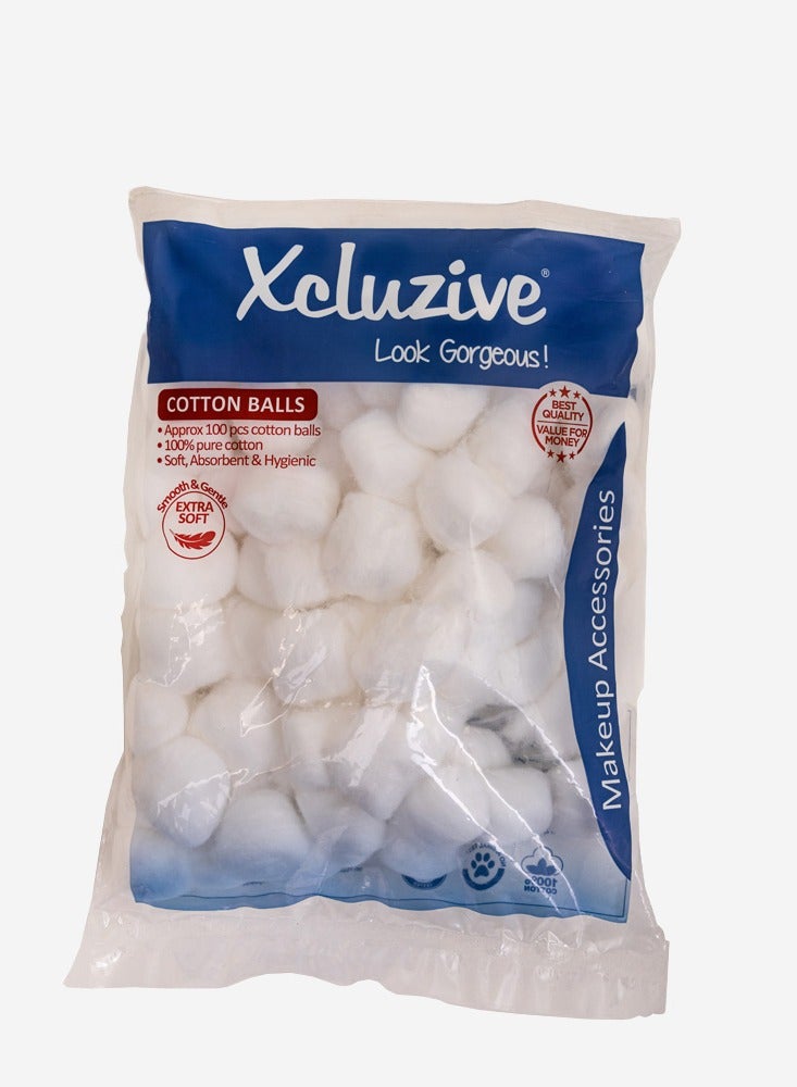 اكسكلوسيف كرات قطنية إكسكلوزيف 0.6 جم × 100 قطعة