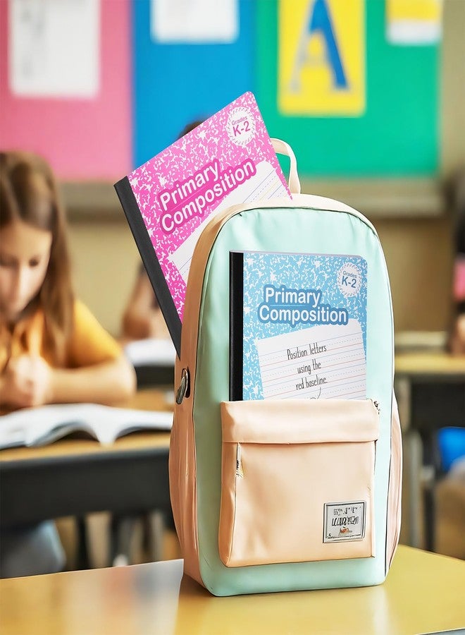 Manaloom Primary Composition Notebook K-2, Primary Ruled Composition Book Grades K 2, Preschool, 1st Grade, Lined Notebooks, Primary Ruled - 9.75″ x 7.50″ - Durable Cover - 100 Sheets - Assorted Colors - (6 - Image 3