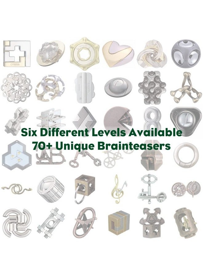 Bepuzzled Spiral Hanayama Metal Brainteaser Puzzle Mensa Rated Level 5 For Ages 12 And Up - Image 3