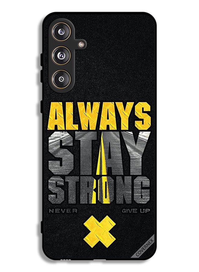 Covernex Samsung Galaxy M55 5G Protective Case Cover Always Stay Strong Never Give Up - Image 1
