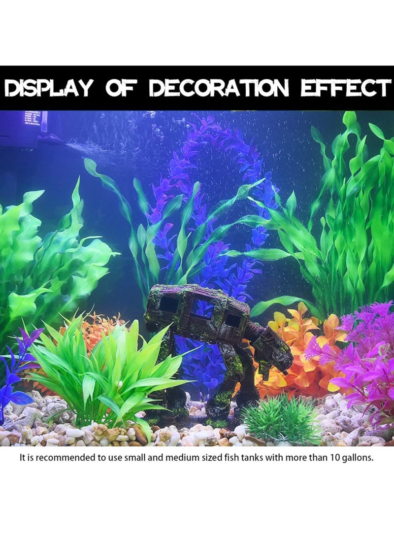 Generic - Aquarium Castle Decoration - Stone Cave Hideaway for Betta Fish, Shrimp, and Turtles - Ideal Aquascape Accessory for Fish Tanks and Aquatic Environments. - Image 1