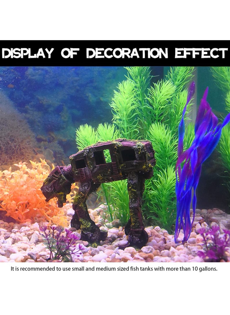 Generic - Aquarium Castle Decoration - Stone Cave Hideaway for Betta Fish, Shrimp, and Turtles - Ideal Aquascape Accessory for Fish Tanks and Aquatic Environments. - Image 1