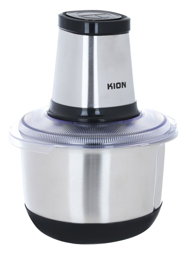 كيون مفرمة فولاذية مقاومة للصدأ 500W، 2.0L - فضي - Image 2
