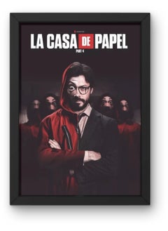 La casa de papel Black Frame  20X 30 